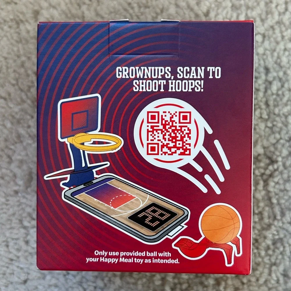 McDonald’s 2025 Happy Meal X All American Games Toy #6 Basketball OS
